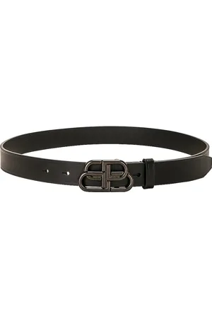 Balenciaga Bb 25 Belt in Black - Black. Size 60 (also in 65, 70, 80, 85).