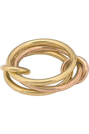 SPINELLI KILCOLLIN Solarium Ring in 18k Yellow & Rose Gold - Metallic Gold. Size 5 (also in 5 1/2, 6, 6 1/4).
