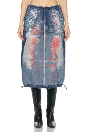 Diesel Mirtow Skirt in Denim - Denim-Medium. Size 24 (also in 26, 28).