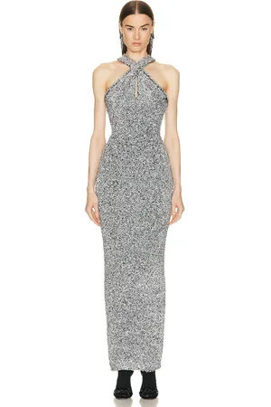 Alaïa Dress in Argent - Metallic Silver. Size 36 (also in 40).