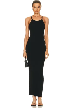 ÉTERNE Tank Maxi Dress in Black - Black. Size L (also in S, XL, XS).