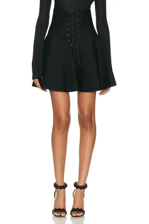 Alaïa Mini Skirt in Noir ALA?A - Black. Size 36 (also in 38, 40, 42).