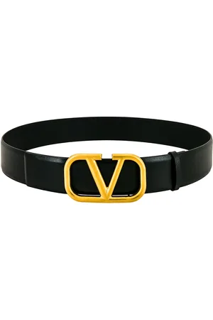 VALENTINO GARAVANI Valentino H.40 Buckle Belt in Nero - Black. Size 85 (also in 90, 95).