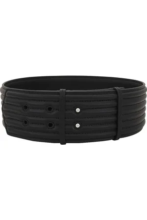 Alaïa Padded Belt in Noir - Black. Size 65 (also in 70, 85).