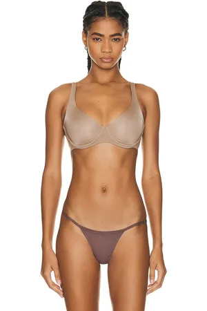 CUUP Micro Scoop Bra in Taupe - Tan. Size 32A (also in 34A, 34C, 36A, 36B, 38C).