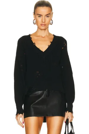 SER.O.YA Syd Sweater in Black - Black. Size L (also in XS).
