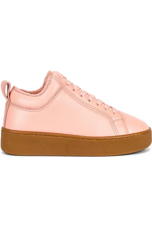 Bottega Veneta The Quilt Sneakers in Peachy & Rubber Band - Peach. Size 36 (also in 36.5, 37, 37.5, 38, 38.5, 39, 39.5, 40, 41).