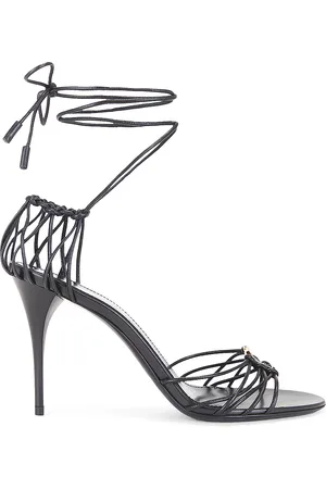 Saint Laurent Babylone Sandal in Nero - Black. Size 36.5 (also in 37, 37.5, 38, 38.5, 39, 39.5, 40).