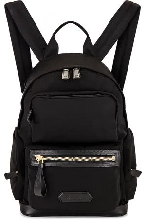 Tom Ford Nylon Backpack in Black - Black. Size all.