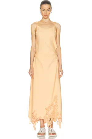 Acne Studios Daya Maxi Dress in Pastel Orange - Orange. Size 38 (also in ).