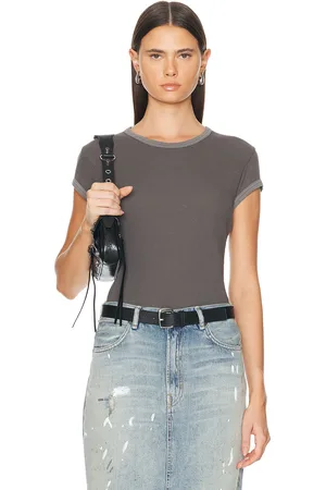 Acne Studios Basic T-shirt in Faded Black - Grey. Size L (also in M, S, XS).
