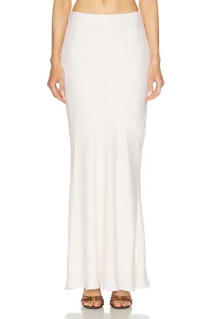 LPA Amalia Maxi Skirt in Ivory - Ivory. Size M (also in ).