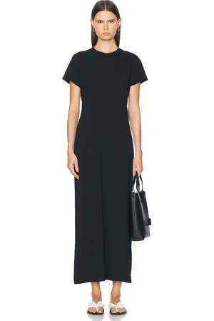 Leset Margo Maxi Dress in Black - Black. Size M (also in S, XS).