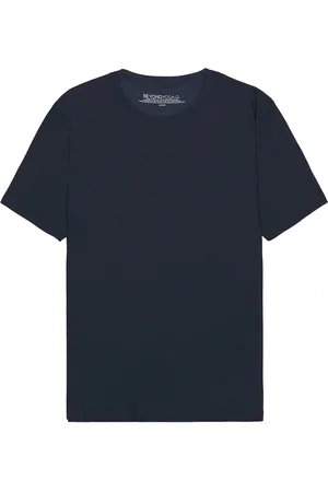 Beyond Yoga Always Beyond Crew Tee in Nocturnal Navy - Black. Size M (also in S, XL/1X).