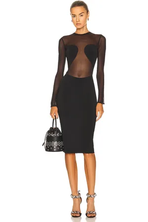 Alaïa Bodysheer Dress in Noir - Black. Size 42 (also in ).