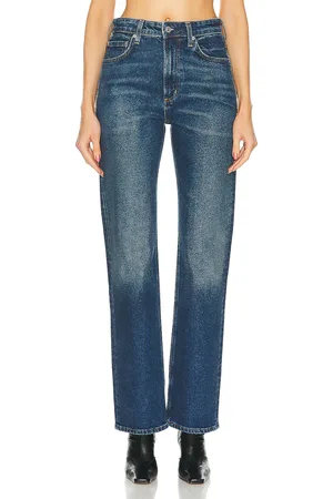 Citizens of Humanity Zurie Straight Leg in Garnish - Denim-Dark. Size 32 (also in 33).