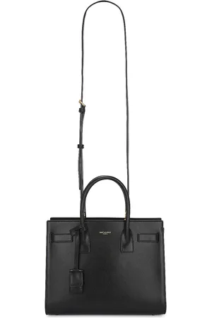 Saint Laurent Baby Sac De Jour Carryall Bag in Noir - Black. Size all.