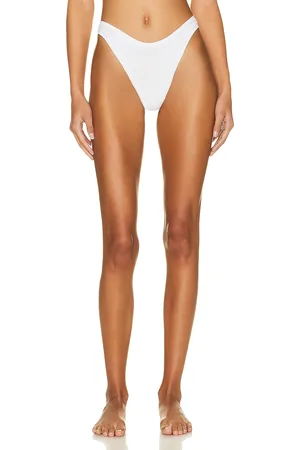 Helsa High Cut Underwear in 2nd Skin Jersey in White - White. Size XL (also in ).