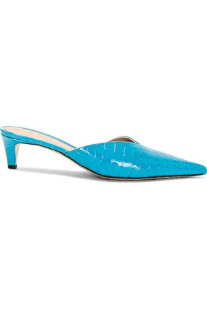 Bottega Veneta Punta Mule Pump in Pool - Blue. Size 36 (also in 37, 37.5, 38, 39.5).