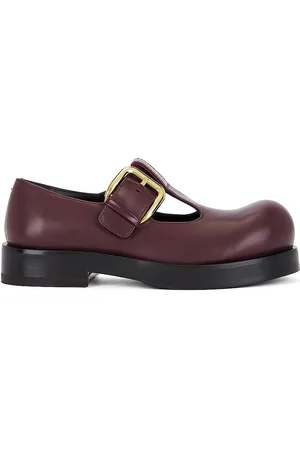 Bottega Veneta Helium Loafer in Jam - Burgundy. Size 36 (also in 36.5, 37.5, 38.5, 39, 39.5, 40, 41).
