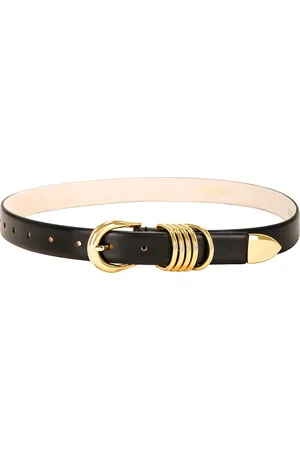 DEHANCHE Hollyhock Belt in Black & Gold - Black. Size L (also in M, S, XL, XS).