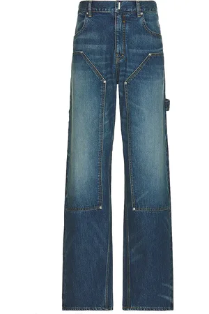 Givenchy Studded Carpenter Jean in Blue - Denim-Medium. Size 32 (also in ).