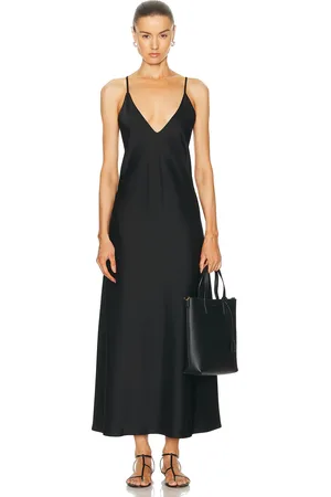Leset Barb Backless Dress in Black - Black. Size L (also in M, S, XS).