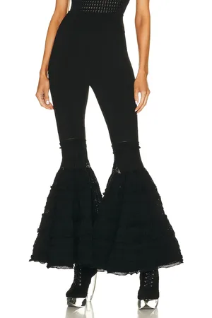 Alaïa Crino Leggings in Black - Black. Size 38 (also in ).
