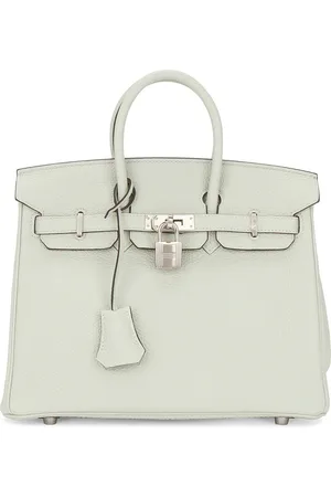 Hermès Togo Birkin 25 Handbag in Grey - Grey. Size all.