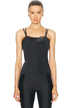 Balenciaga Double Slip Top in Washed Black & Ink - Black. Size XS (also in ).