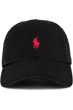 Ralph Lauren Chino Cap in Black & Red in RL Black & RL 2000 Red - Black. Size all.