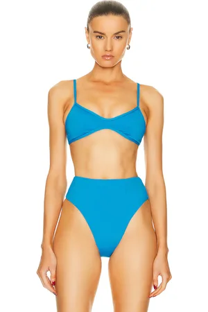 Haight Pipping Cris Bikini Top in Rio Blue - Blue. Size XS (also in ).