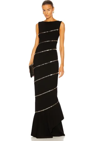 Alaïa Edition Zip Asymmetric Body Sculpting Dress in Noir - Black. Size 42 (also in ).