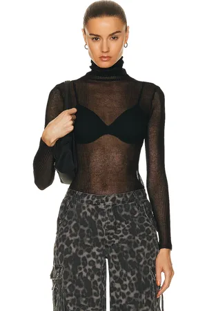 SER.O.YA Piper Sweater in Black - Black. Size L (also in M, S, XS).
