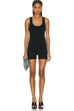 Bottega Veneta Sleeveless Romper in Black - Black. Size L (also in M).