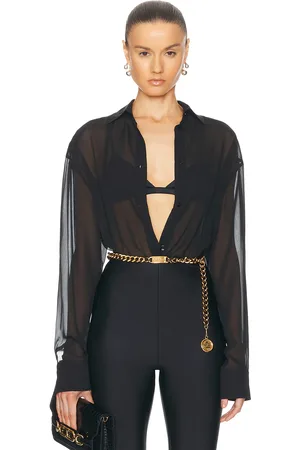 The Andamane New Georgiana Oversized Shirt in Black - Black. Size 44 (also in ).