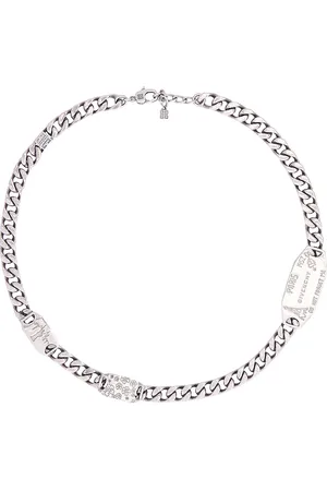 Givenchy City Multi Silvery Necklace in Silvery - Metallic Silver. Size all.