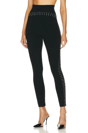 Alaïa Embroidered Legging in Noir Alaia - Black. Size 38 (also in ).
