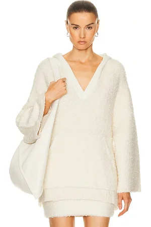 GRLFRND Aldis Boucle Sweater in Ivory - Ivory. Size S (also in ).