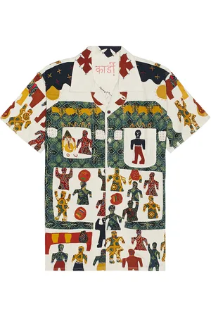 Kardo Chintan Shirt in Rabari Applique - Multi. Size L (also in S).