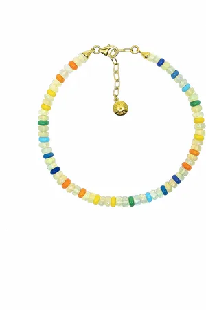Fry Powers Pina Colada Anklet in Pina Colada - Orange. Size all.