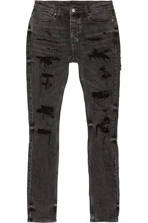 KSUBI Van Winkle Skinny Jean in Black Dynamite - Black. Size 34 (also in ).
