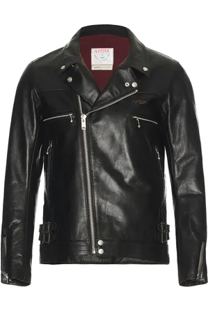 UNDERCOVER Leather Rider Jacket in Black - Black. Size 2 (also in 3, 4, 5).
