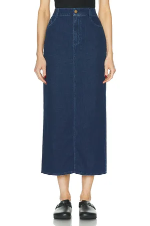TOVE Sera Skirt in Mid Blue - Denim-Dark. Size 25 (also in ).