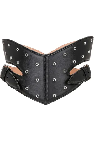 Alaïa Crossed Belt in Noir - Black. Size 75 (also in 85).