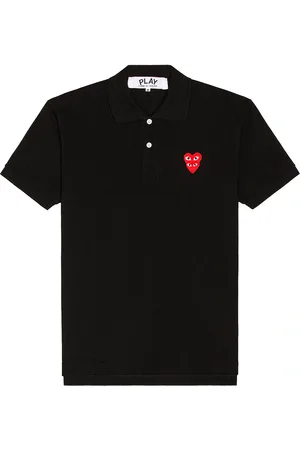 Comme des Garçons Polo T-Shirt in Black - Black. Size S (also in M).