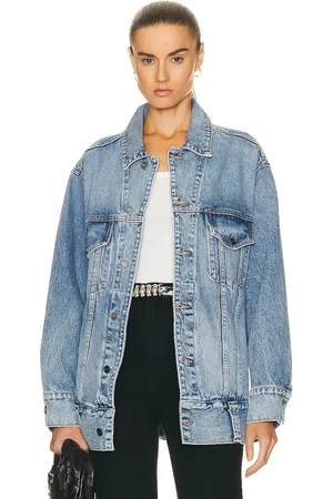 Khaite Grizzo Jacket in Bryce - Denim-Medium. Size L (also in S).