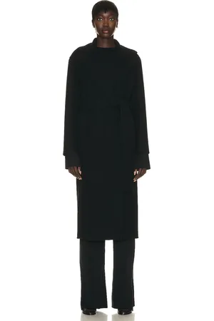 The Row Malika Coat in Black - Black. Size 6 (also in ).
