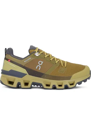 On Running Cloudwander Waterproof Sneaker in Hunter & Safari - Olive. Size 9.5 (also in ).