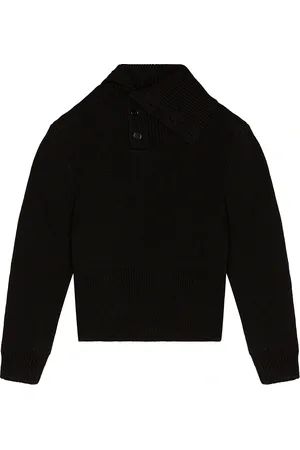 Bottega Veneta Double Face Shetland Sweater in Black - Black. Size S (also in ).